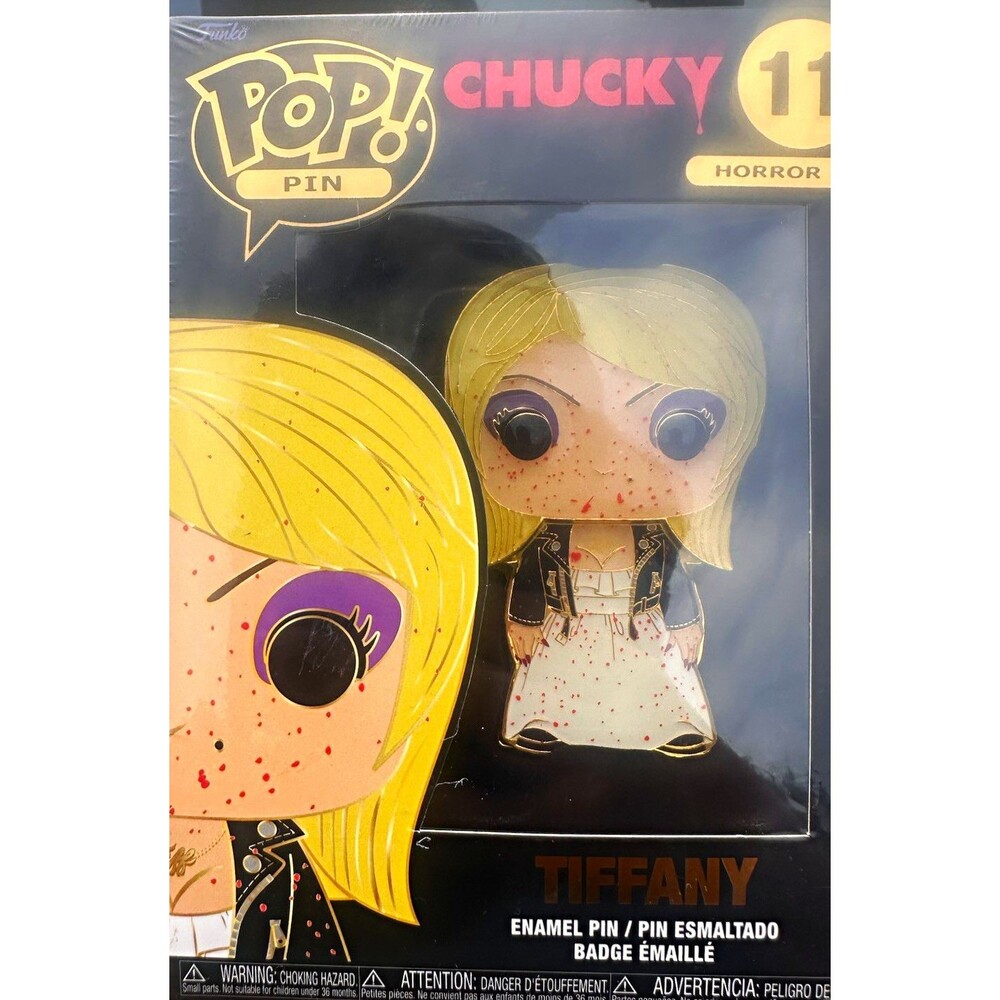 Funko Pop! Pin Tiffany #11 Chucky Horror Large Enamel Pin New Sealed 2022